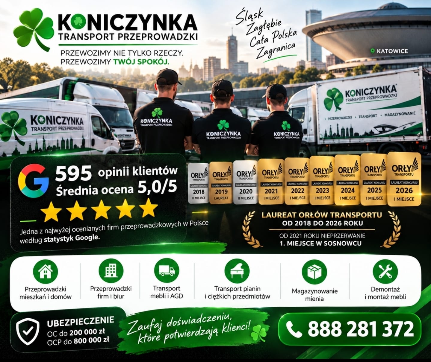 Zapoznaj się z wynikami Koniczynka Przeprowadzki